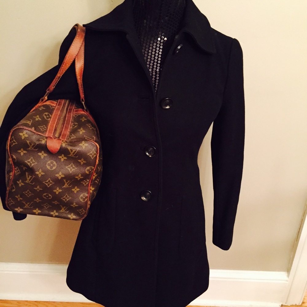 Banana Republic Black Women's Wool Coat
